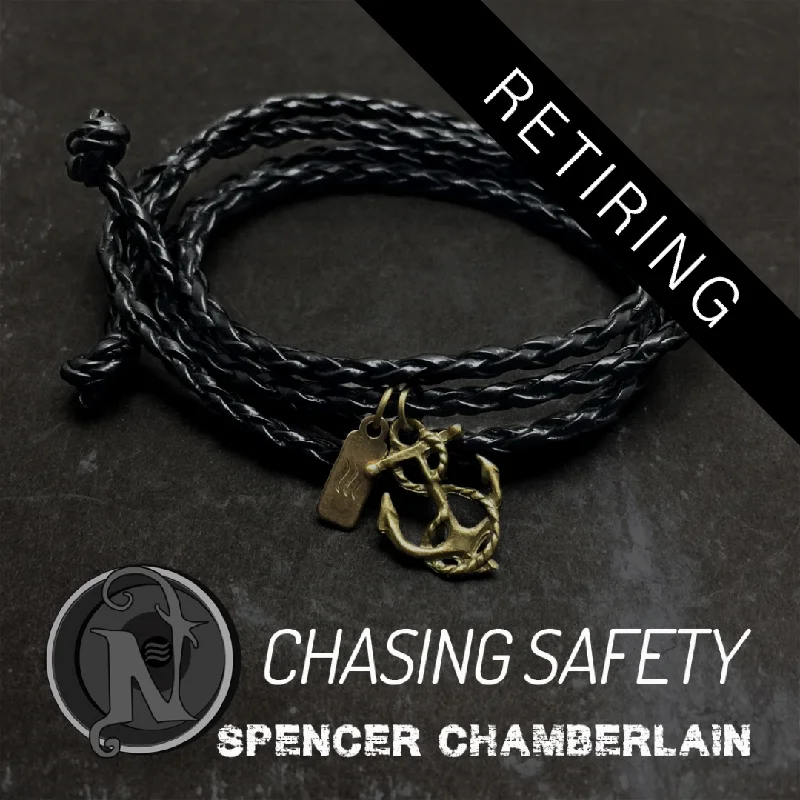 High-end women's bangles-Chasing Safety NTIO Bracelet By Spencer Chamberlain - RETIRING