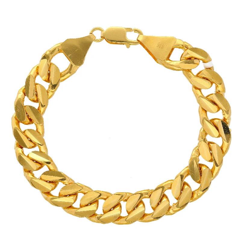 Women's zodiac bangles-22K Yellow Gold Men's Chain Link Bracelet  (93.3gm)