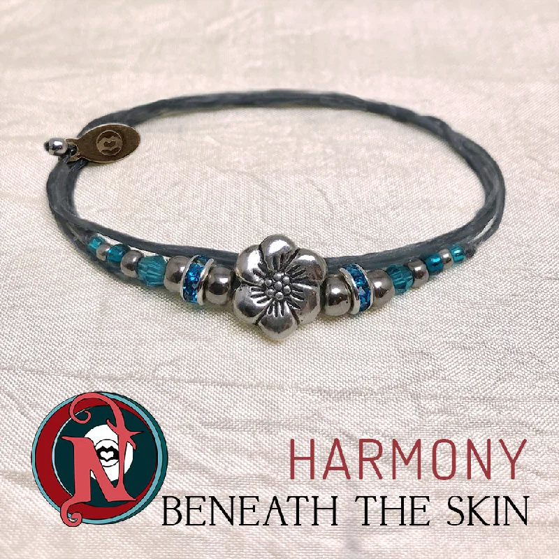 Women's titanium bangles-Harmony NTIO Bracelet by Beneath The Skin