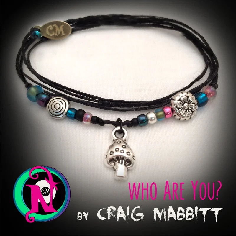 Women's tennis bracelets-Who Are You? NTIO Bracelet by Craig Mabbitt