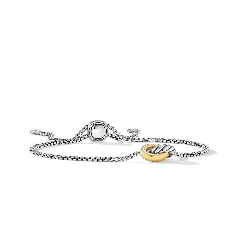 Women's formal bangles-Petite Cable Linked Bracelet