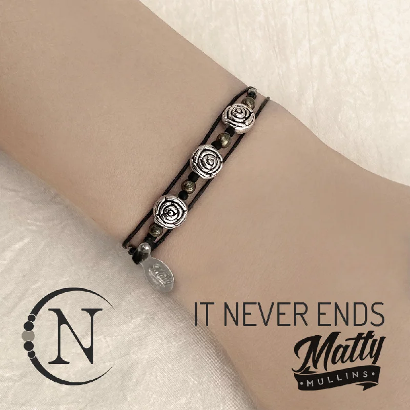 Women's platinum bangles-It Never Ends NTIO Bracelet by Matty Mullins