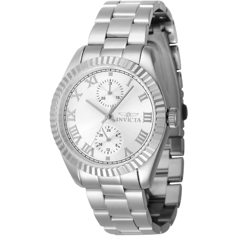 Women's DNA bangles-Invicta Women's Watch - Specialty Silver Tone Dial Stainless Steel Bracelet | 47435