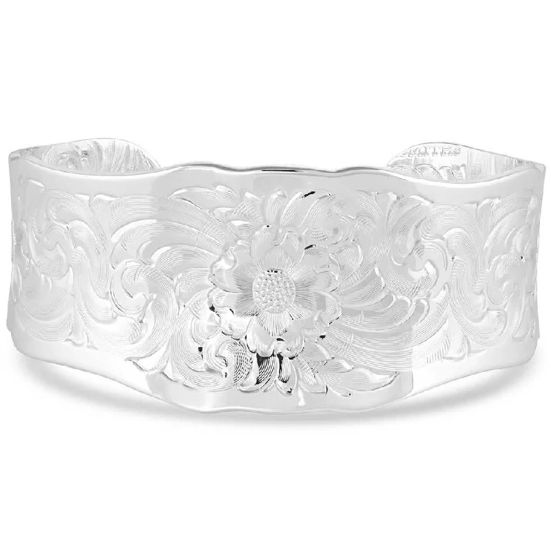 Modern women's bangles-Montana Silversmiths Resilient Montana Legacy Cuff Bracelet