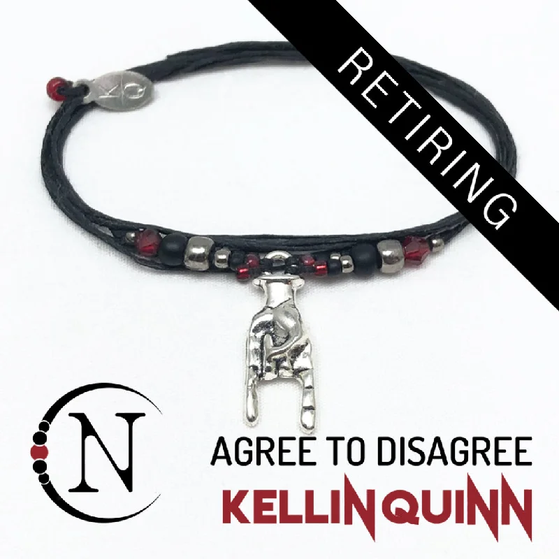 Women's personalized bangles-Agree To Disagree NTIO Bracelet by Kellin Quinn