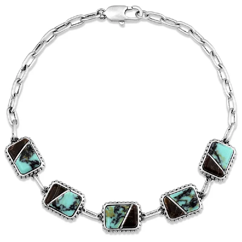 Women's symbolic bangles-Montana Silversmiths Double Essence Bracelet