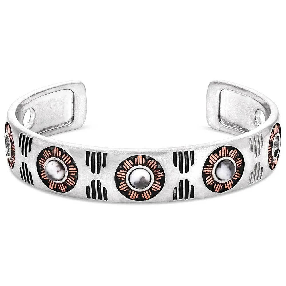 Women's friendship bangles-Montana Silversmiths Western Sands Cuff Bracelet