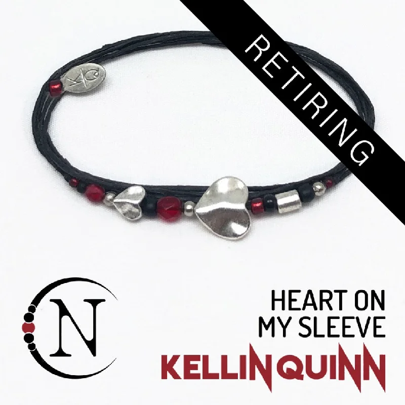 Women's birthstone bangles-Heart On My Sleeve NTIO Bracelet by Kellin Quinn