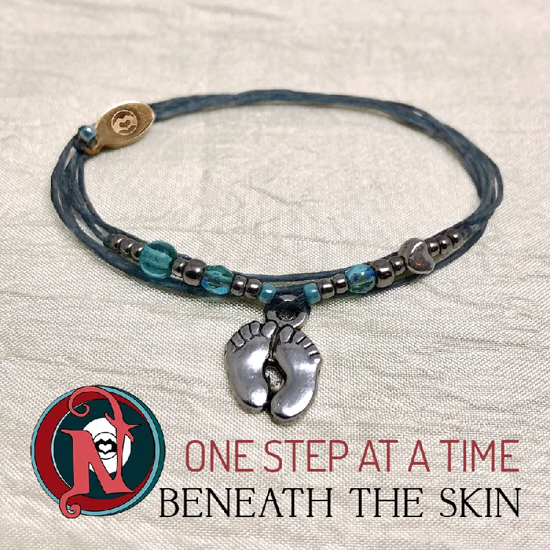 Women's gold bangles-One Step at a Time NTIO Bracelet by Beneath The Skin