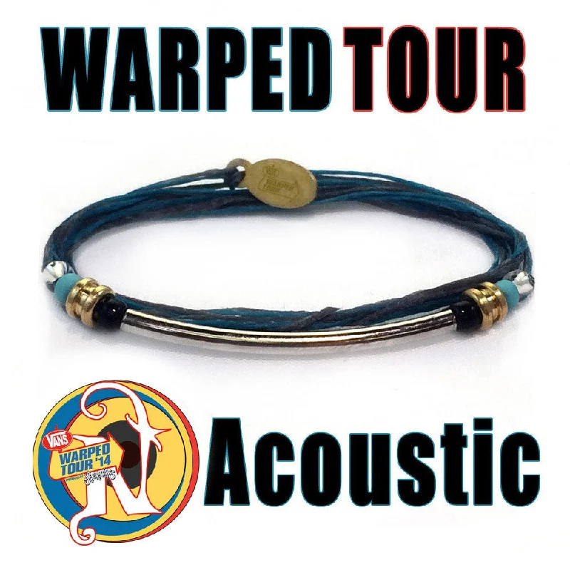 Women's zodiac bangles-Acoustic NTIO Bracelet by Vans Warped Tour