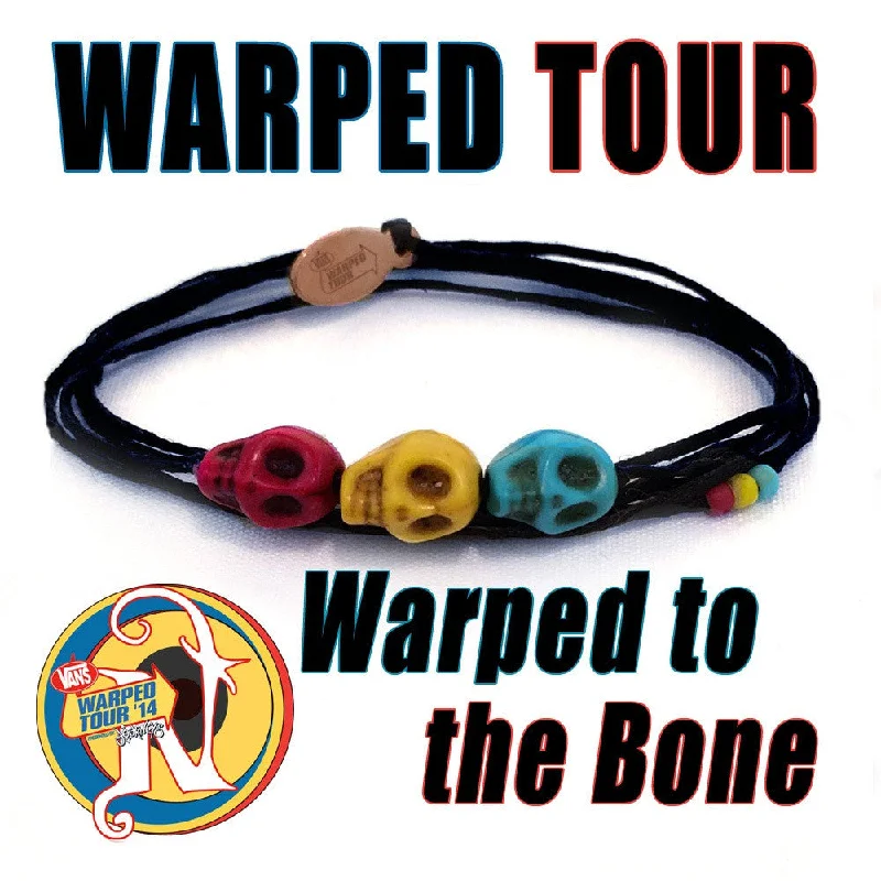 Women's alloy bangles-Warped to the Bone NTIO Bracelet by Vans Warped Tour