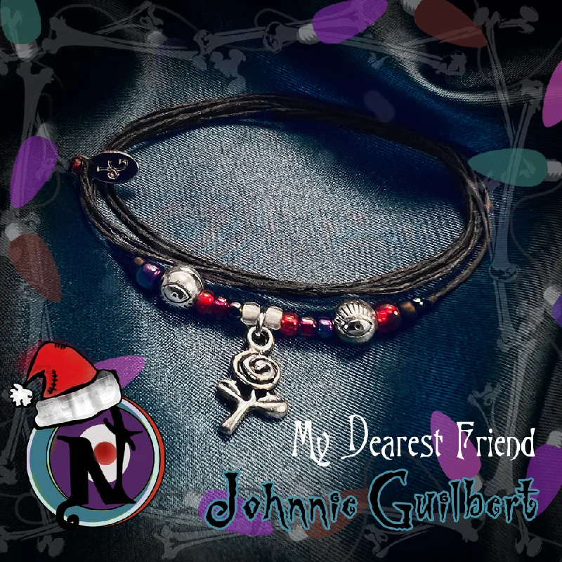 Women's chain bracelets-My Dearest Friend NTIO Twisted Christmas Bracelet by Johnnie Guilbert ~Limited 10